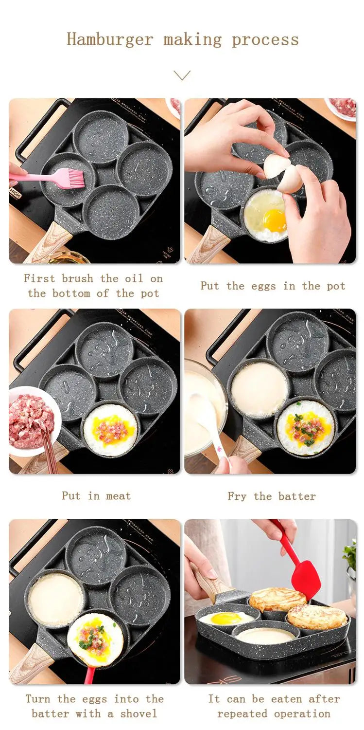 Poêle à omelette à 4 trous™